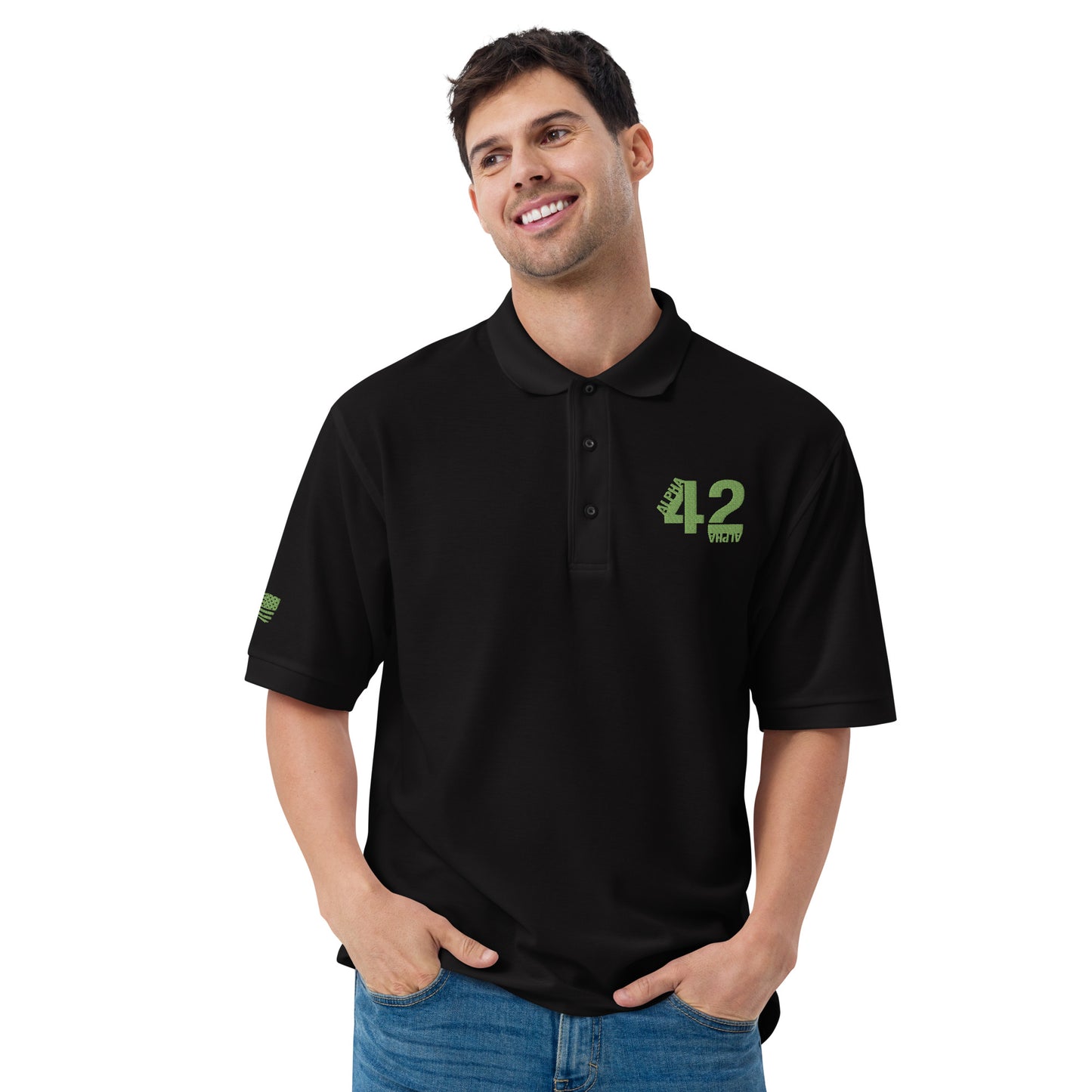 A42A - Men's Premium Polo