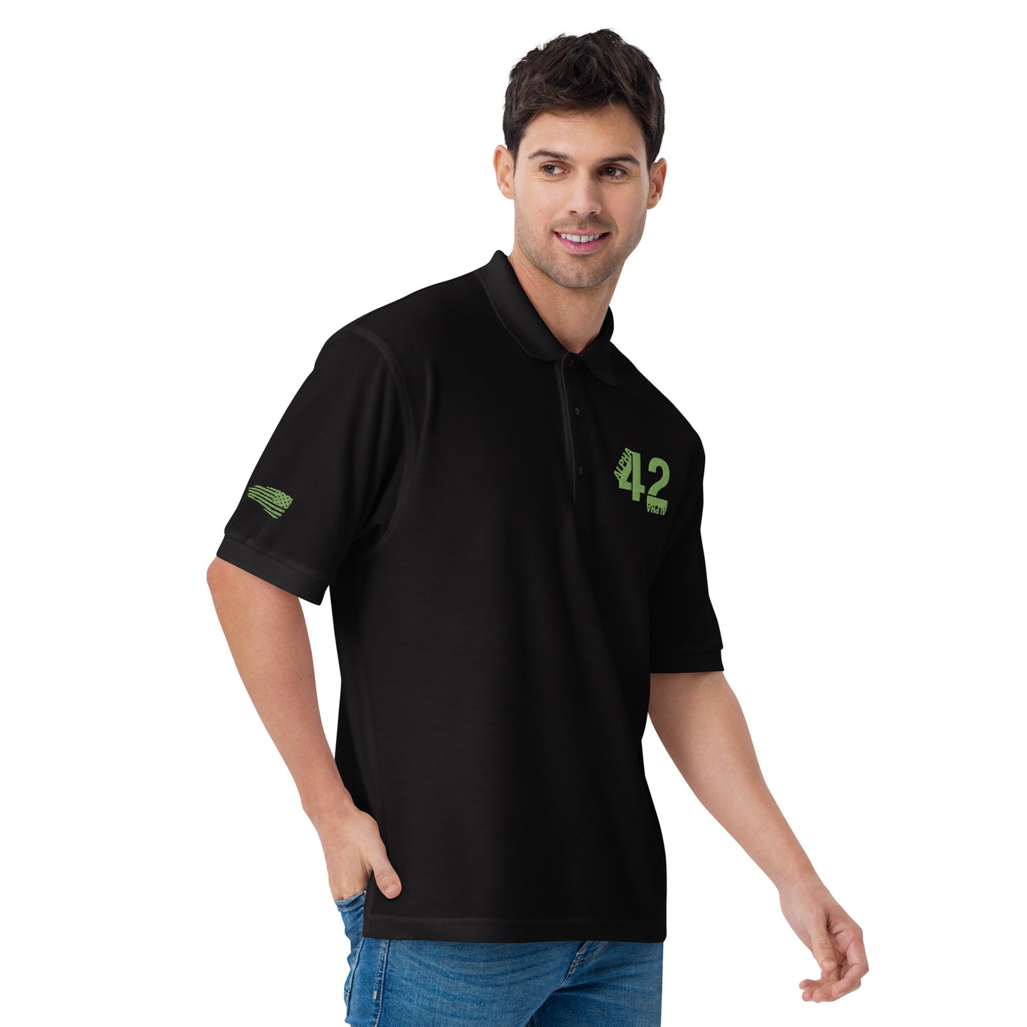 A42A - Men's Premium Polo