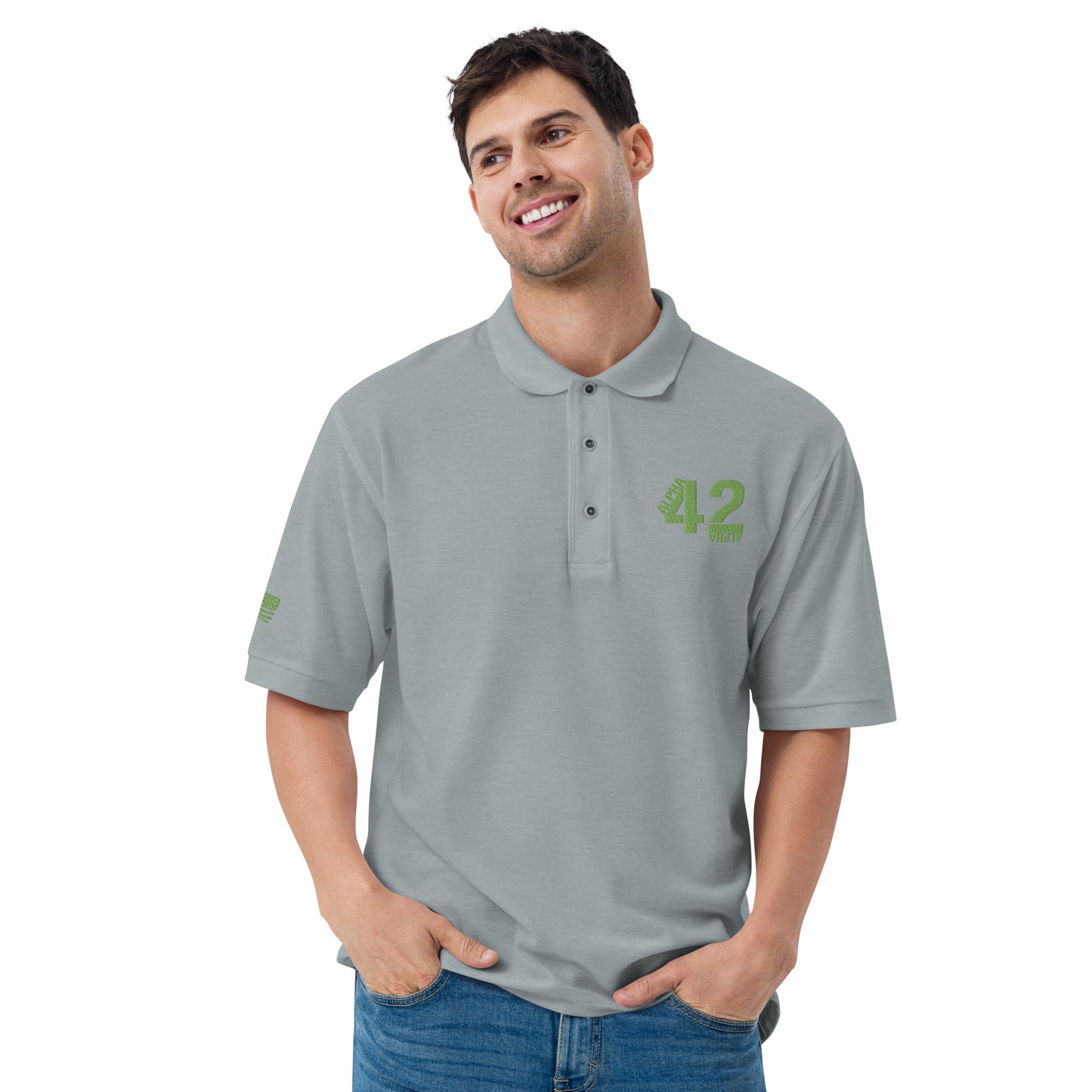 A42A - Men's Premium Polo