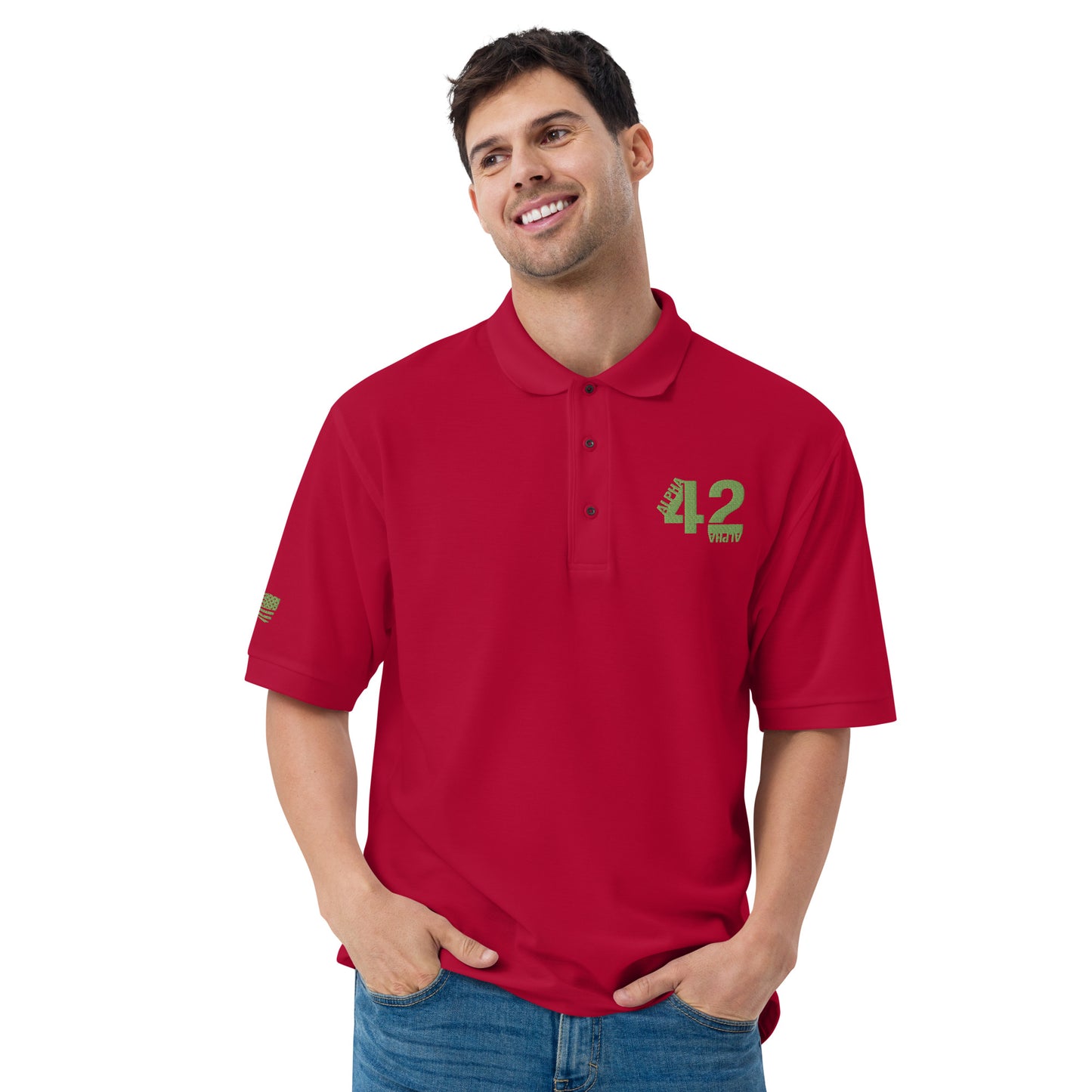 A42A - Men's Premium Polo