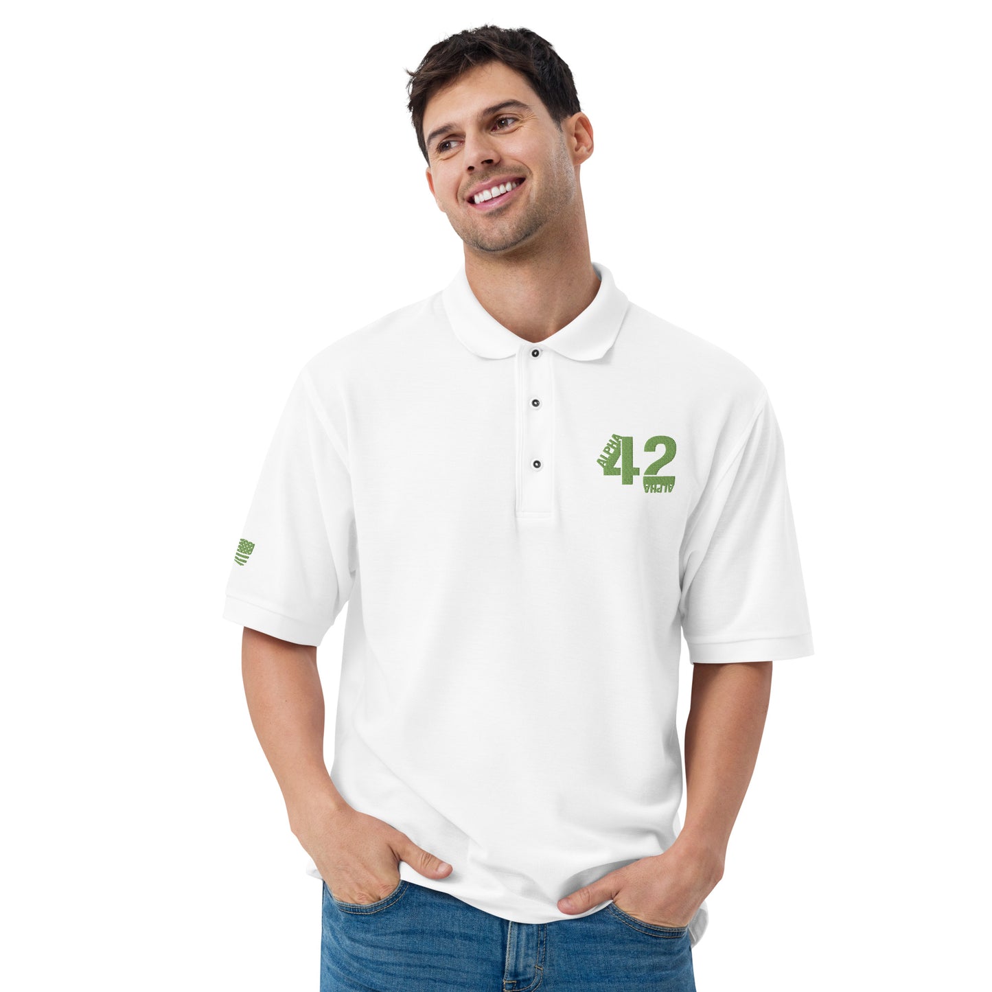 A42A - Men's Premium Polo